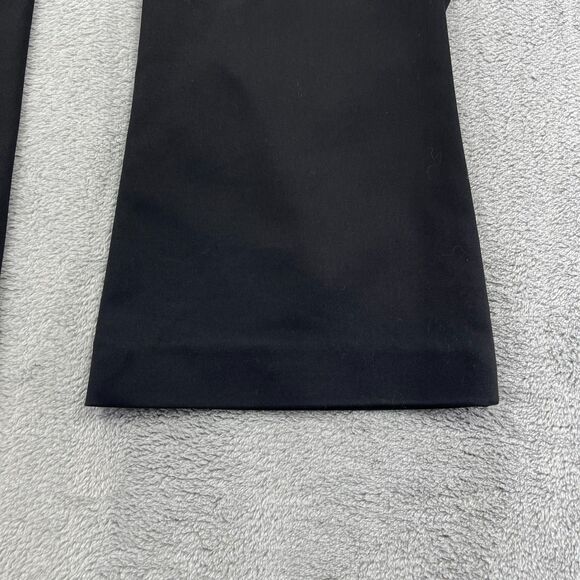 C/MEO Collective Flared Pants Womens Medium Black Cotton Ruffle Trim Cropped - Picture 7 of 16